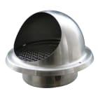 Atlantic Clim & Ventil - Me inox 125 - rejet ou prise d'air murale inox diamètre 125