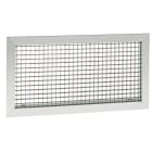 Atlantic Clim & Ventil - Grk-fp-r d200 - grille alu quadri + plenum d200