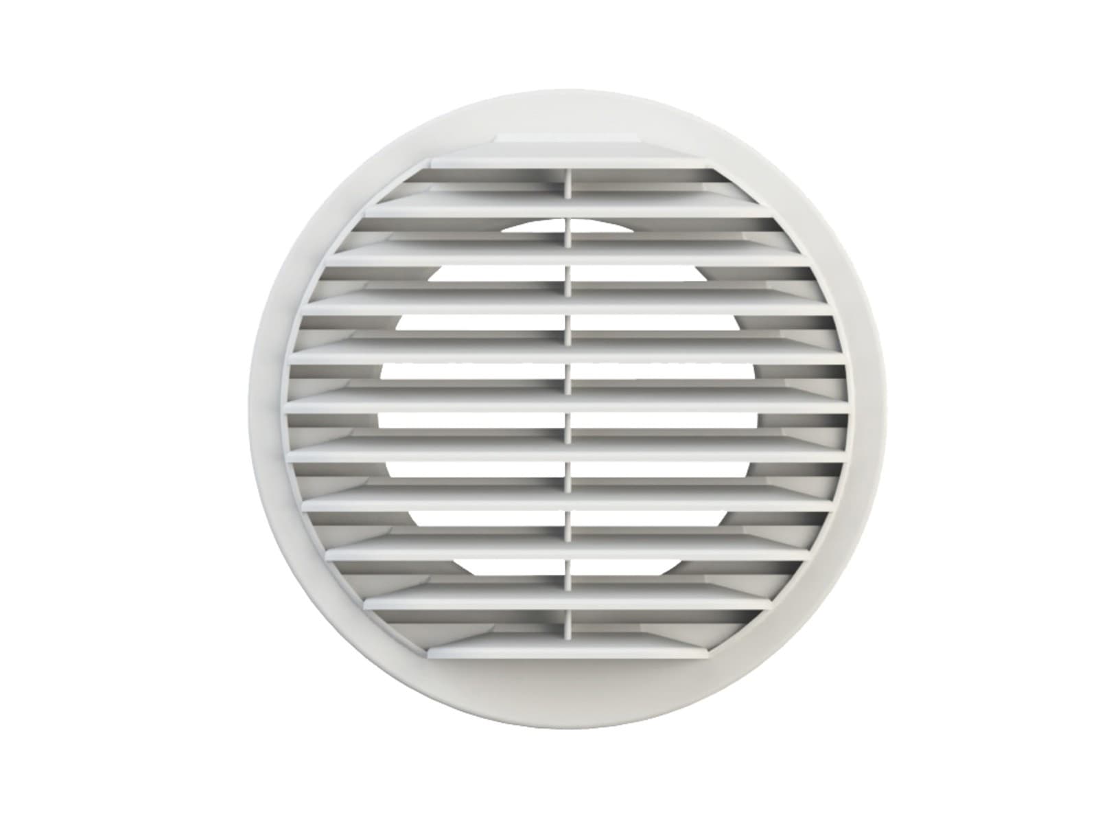 Atlantic Clim & Ventil - Me plast 160 b - rejet ou prise d'air murale blanc diamètre 160