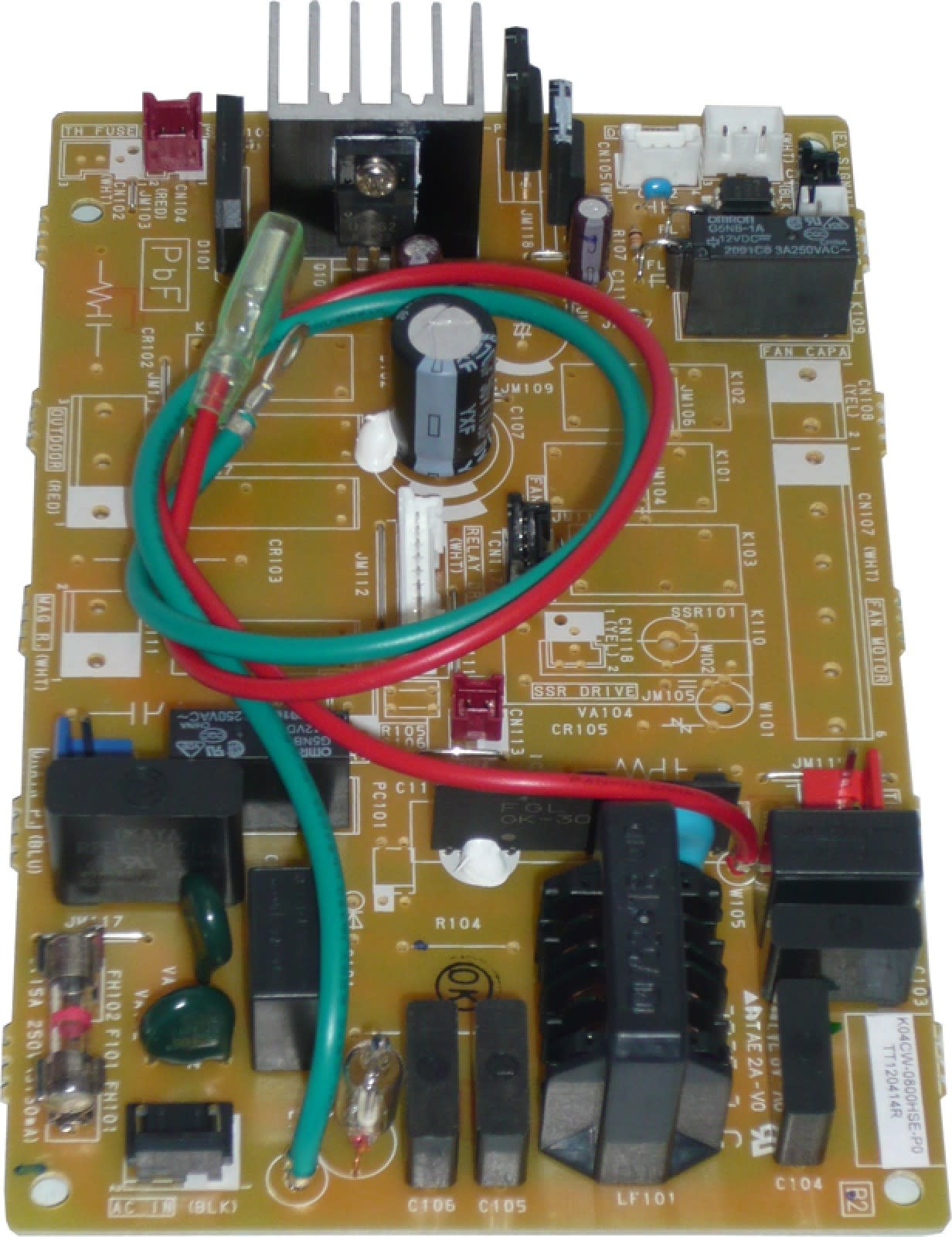 Atlantic Clim & Ventil - Carte alimentation - Pièce de rechange origine fabricant