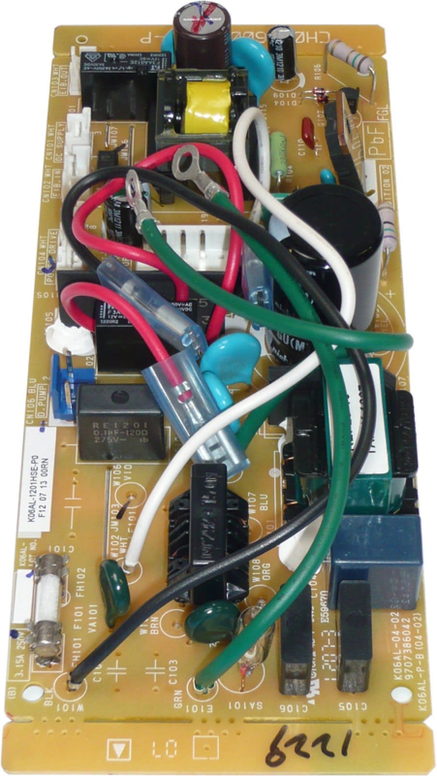 Atlantic Clim & Ventil - Carte alimentation - Pièce de rechange origine fabricant