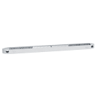 Atlantic Clim & Ventil - Entrée d'air auto mini 15 + grille façade atténuation 35dB blanc