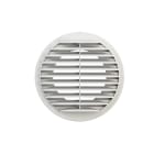 Atlantic Clim & Ventil - Me plast 125 b - rejet ou prise d'air murale blanc diamètre 125