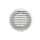 Atlantic Clim & Ventil - Me plast 125 b - rejet ou prise d'air murale blanc diamètre 125