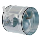 Atlantic Clim & Ventil - Rr 400 e - registre de reglage galvanise etanche commande manuelle diametre 400