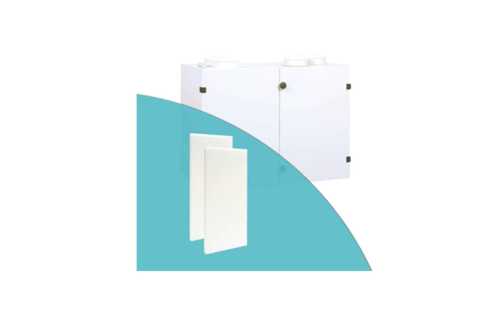 Atlantic Clim & Ventil - Filtres duo - filtres de rechange m5 pour duocosy