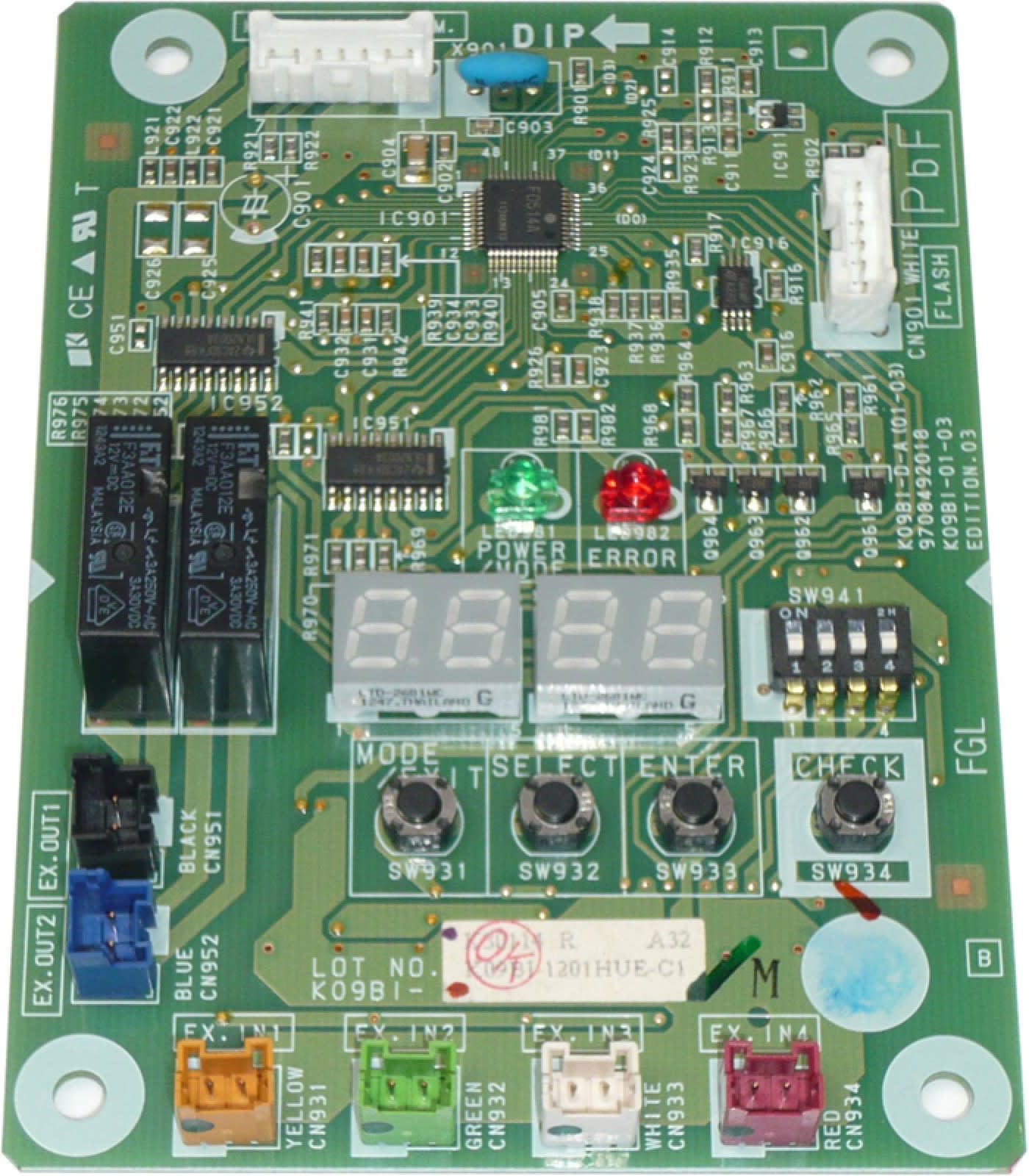 Atlantic Clim & Ventil - Carte entrées/sorties - Pièce de rechange origine fabricant