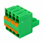 Atlantic Clim & Ventil - Connecteur poussoir 4 poles - Pièce de rechange origine fabricant