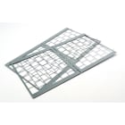 Atlantic Clim & Ventil - Cadre filtre x2 - Pièce de rechange origine fabricant