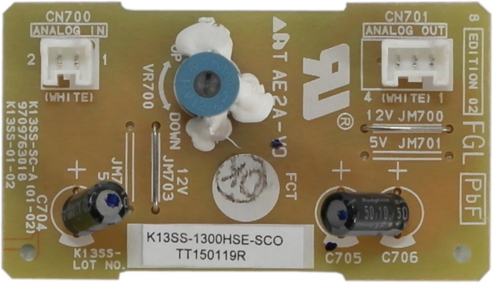 Atlantic Clim & Ventil - Carte analogique - Pièce de rechange origine fabricant