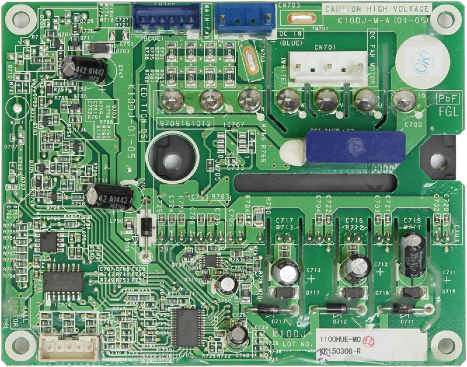 Atlantic Clim & Ventil - Carte cde moteur ventilation - Pièce de rechange origine fabricant