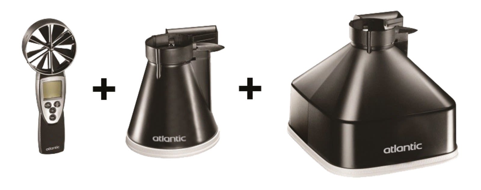 Atlantic Clim & Ventil - Kit anemo cones - kit anemometre a helice avec 2 cônes