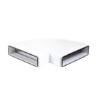 Atlantic Clim & Ventil - Ch 55 x 110 j - coude horizontal 90° rectangulaire section 55 x 110 avec joint