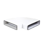 Atlantic Clim & Ventil - Ch 55 x 220 j - coude horizontal 90° rectangulaire section 55 x 220 avec joint