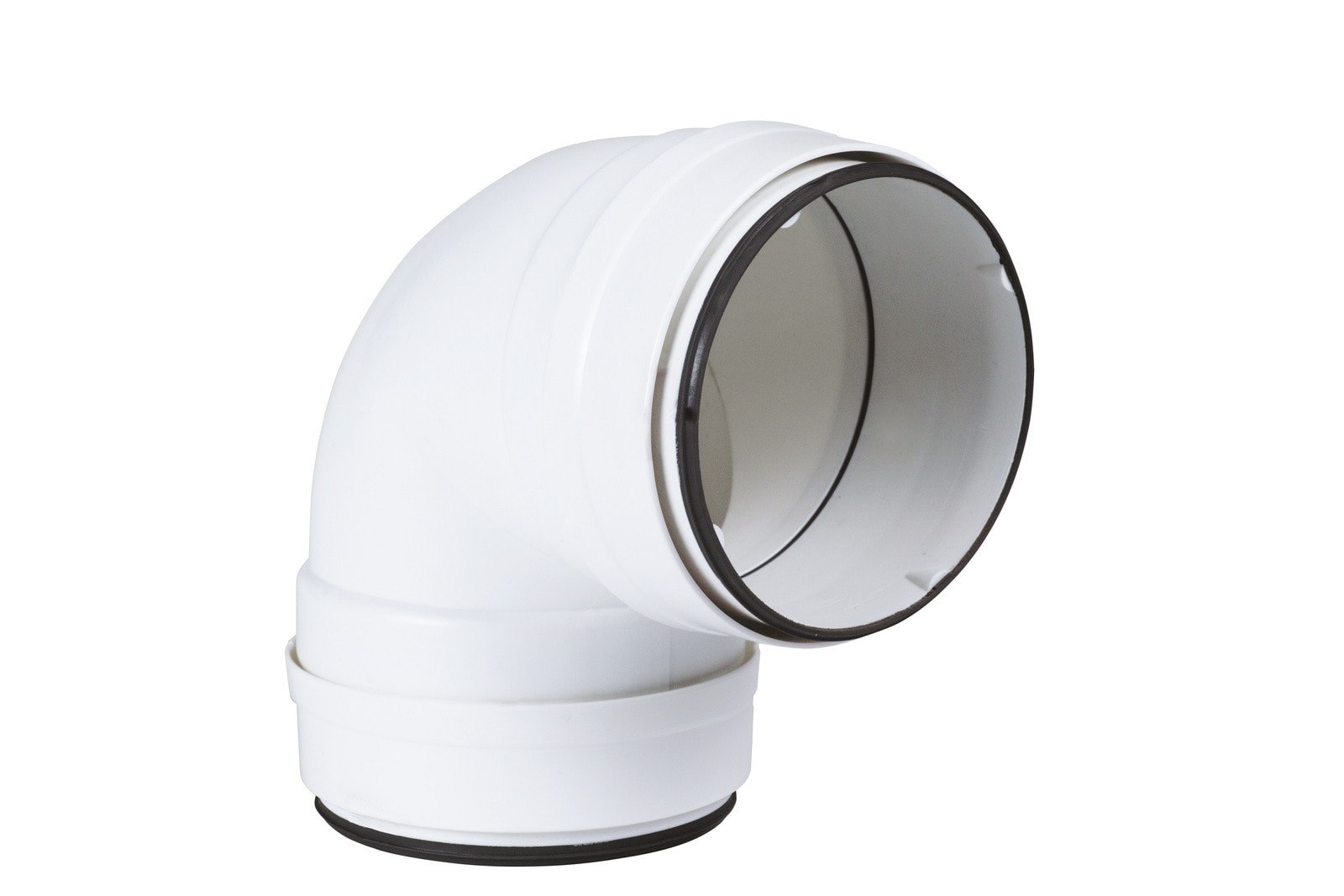 Atlantic Clim & Ventil - Cc 100 j - coude circullaire pvc diamtre 100 avec joint