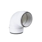 Atlantic Clim & Ventil - Cc 125 j - coude circulaire pvc diamètre 125 avec joint