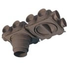 Atlantic Clim & Ventil - Cdp 12x75h - caisson de distribution plat 12 piquages pour reseaux clip & go