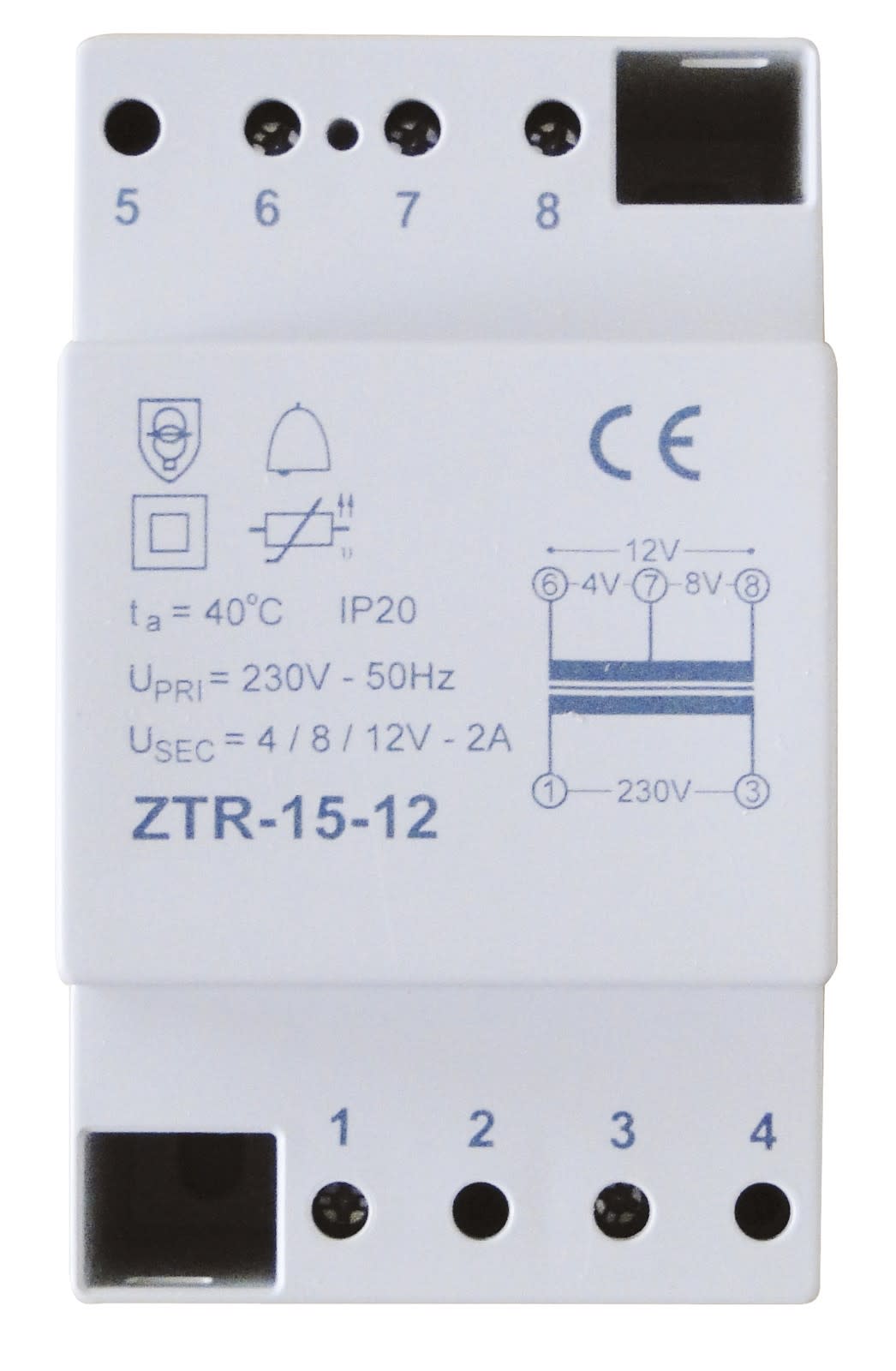 Atlantic Clim & Ventil - T230/12v ac - transformateur 230/12 v
