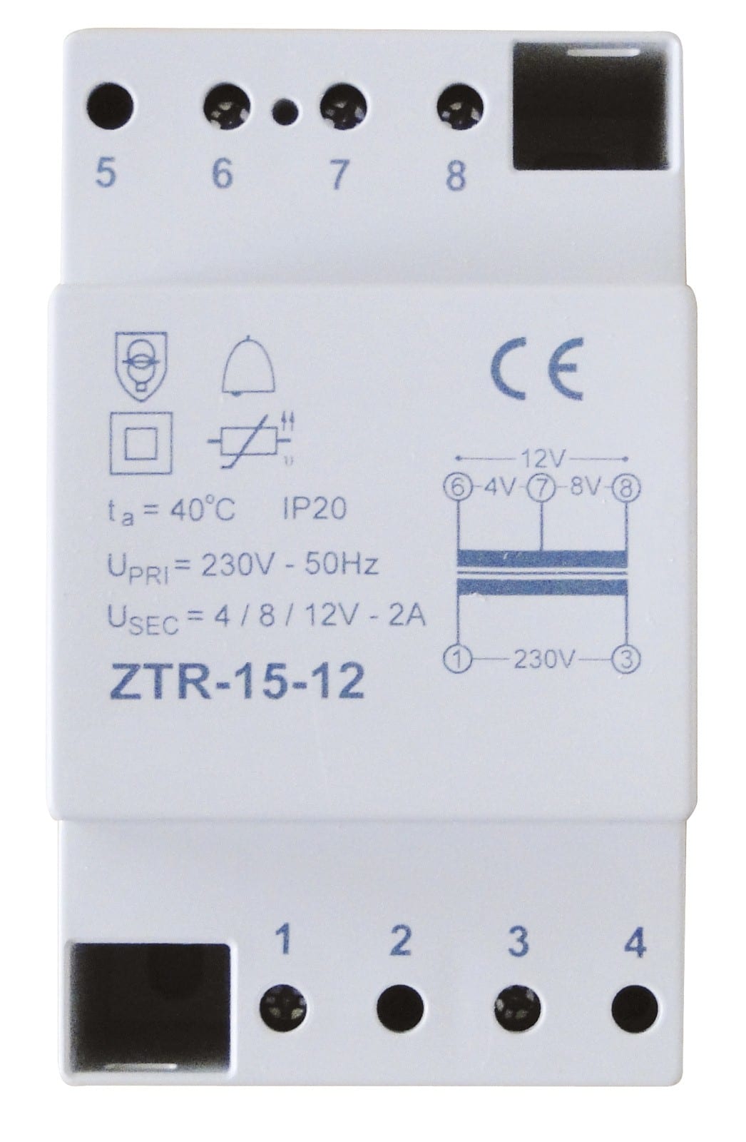 Atlantic Clim & Ventil - T230/12v ac - transformateur 230/12 v