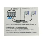 Atlantic Clim & Ventil - Etiquette de pressostat - Pièce de rechange origine fabricant