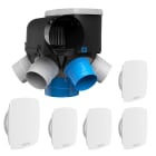 Atlantic Clim & Ventil - Kit Autocosy iH VMC auto intelligente 6 sanitaires (5 bouches line)