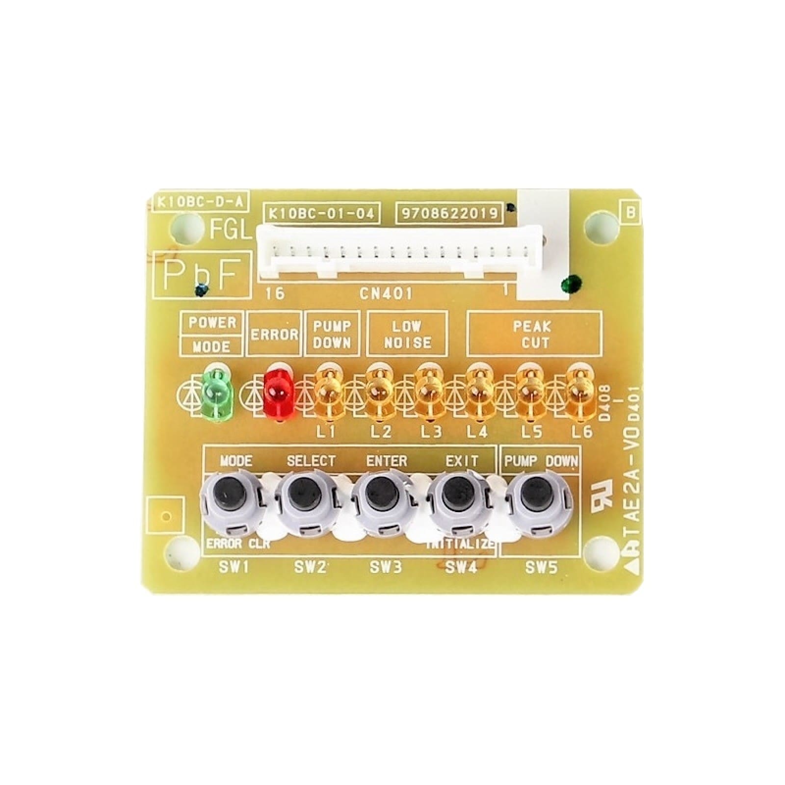 Atlantic Clim & Ventil - Carte d'affichage del - Pièce de rechange origine fabricant