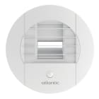 Atlantic Clim & Ventil - Bhbw 15/45-40fp 125l - bouche d'extraction hygroréglable SDB/WC électrique 125
