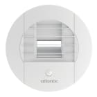 Atlantic Clim & Ventil - Bhbw 5/40-30pp 125l - bouche d'extraction hygroréglable sdb/wc à piles 125