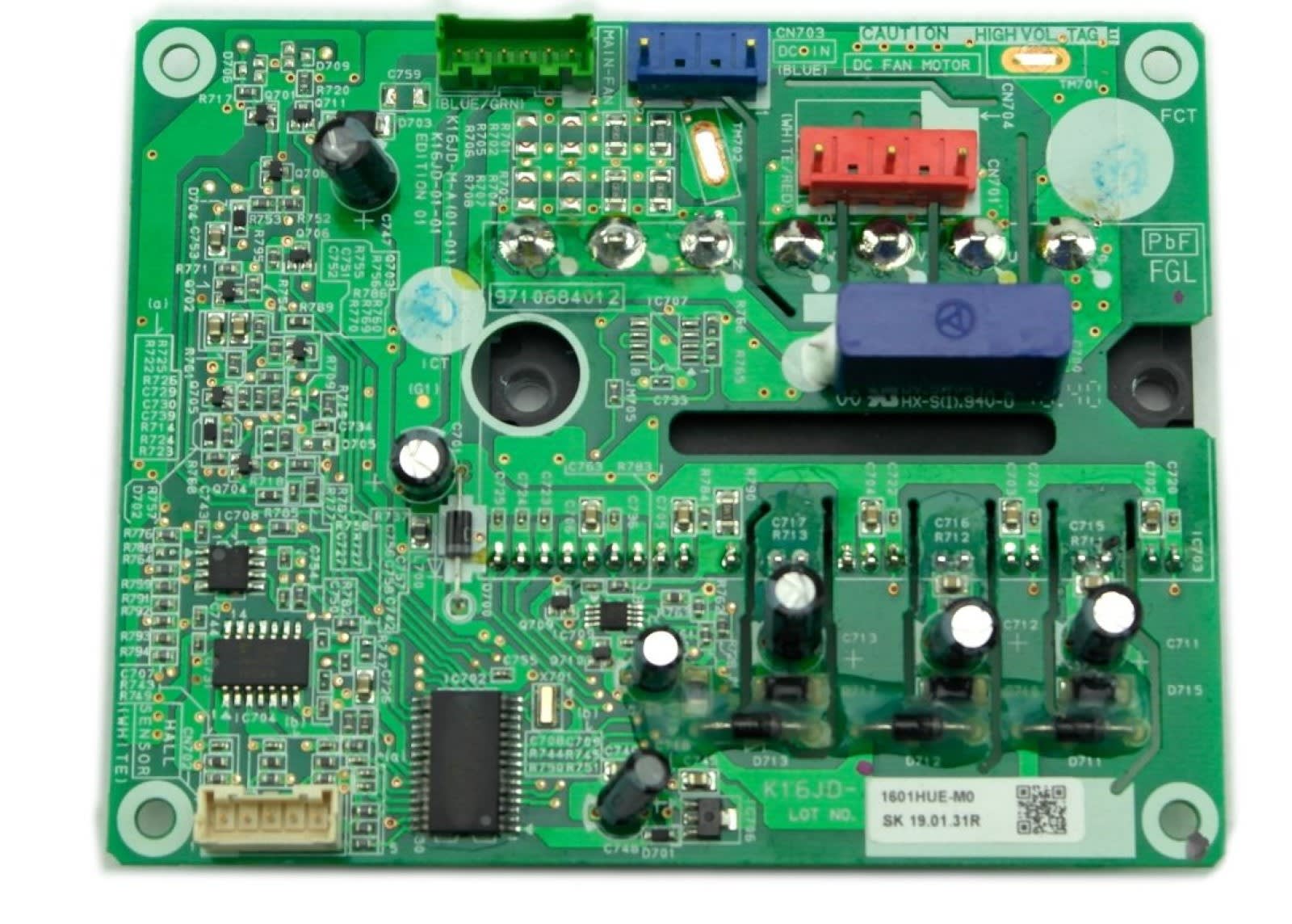Atlantic Clim & Ventil - Carte cde moteur ventil 1 - Pièce de rechange origine fabricant