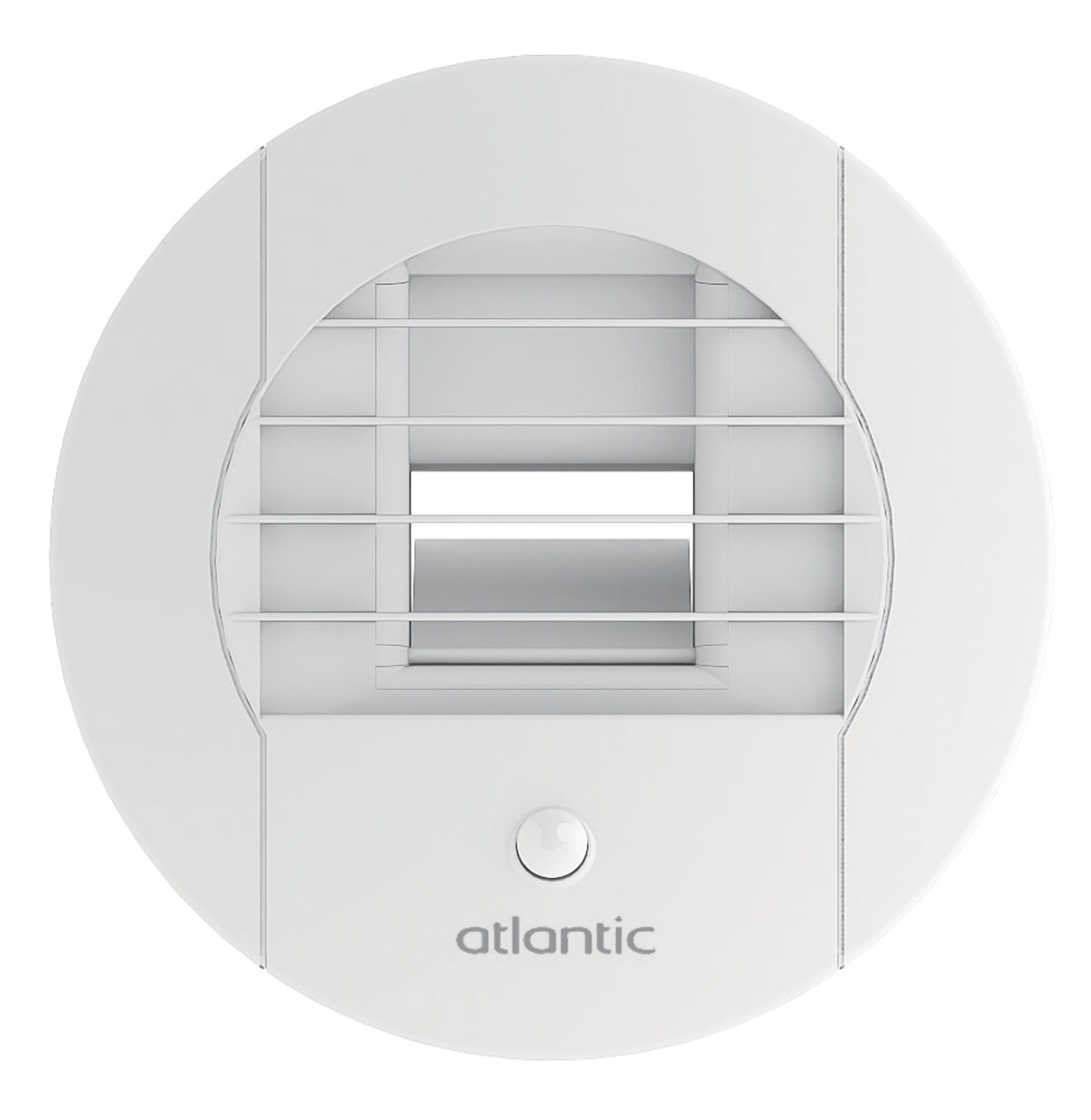 Atlantic Clim & Ventil - Bhbw 15/45-45Pp 125L - Bouche d'extraction hygroréglable SDB/WC à piles 125