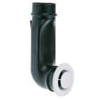 Atlantic Clim & Ventil - Pb 80 l - bouche fixe d'extraction avec manchon coude diamètre 80