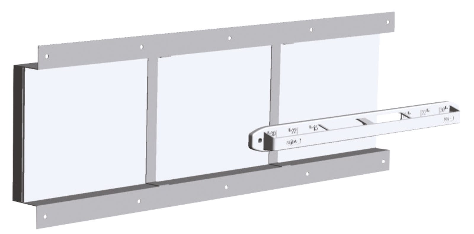 Atlantic Clim & Ventil - Svr 460 - silencieux pour coffre de volet roulant pour entrée d'air