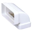Atlantic Clim & Ventil - Cv 55 x 110 - coude vertical 90° rectangulaire plastique rigide section 55 x 110