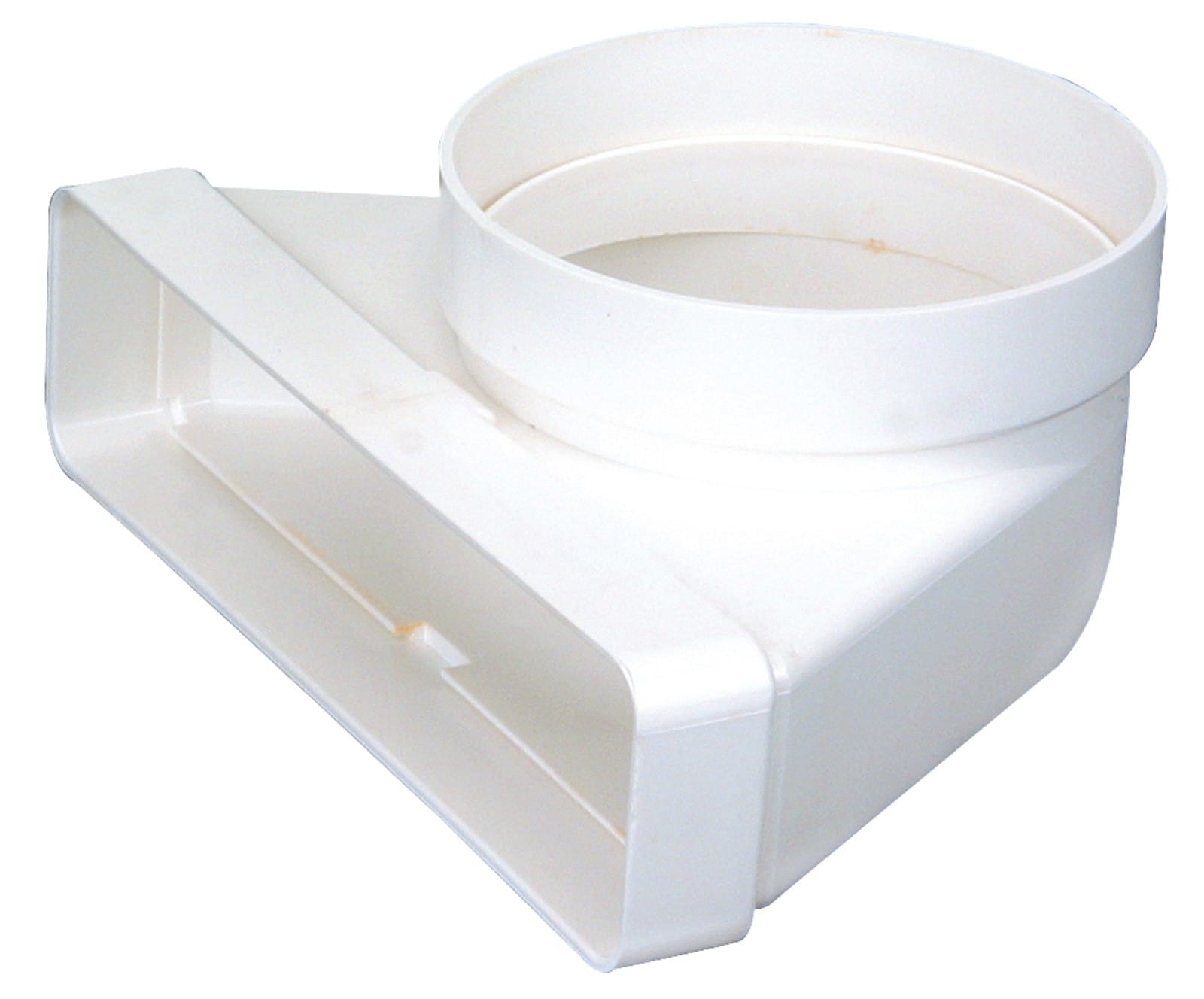 Atlantic Clim & Ventil - Cmv 55x110x100 - coude mixte vertical section 55x110 en diamètre 100