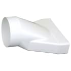 Atlantic Clim & Ventil - Rmd 55x110x100 - raccord mixte droit section 55x110 en diamètre 100