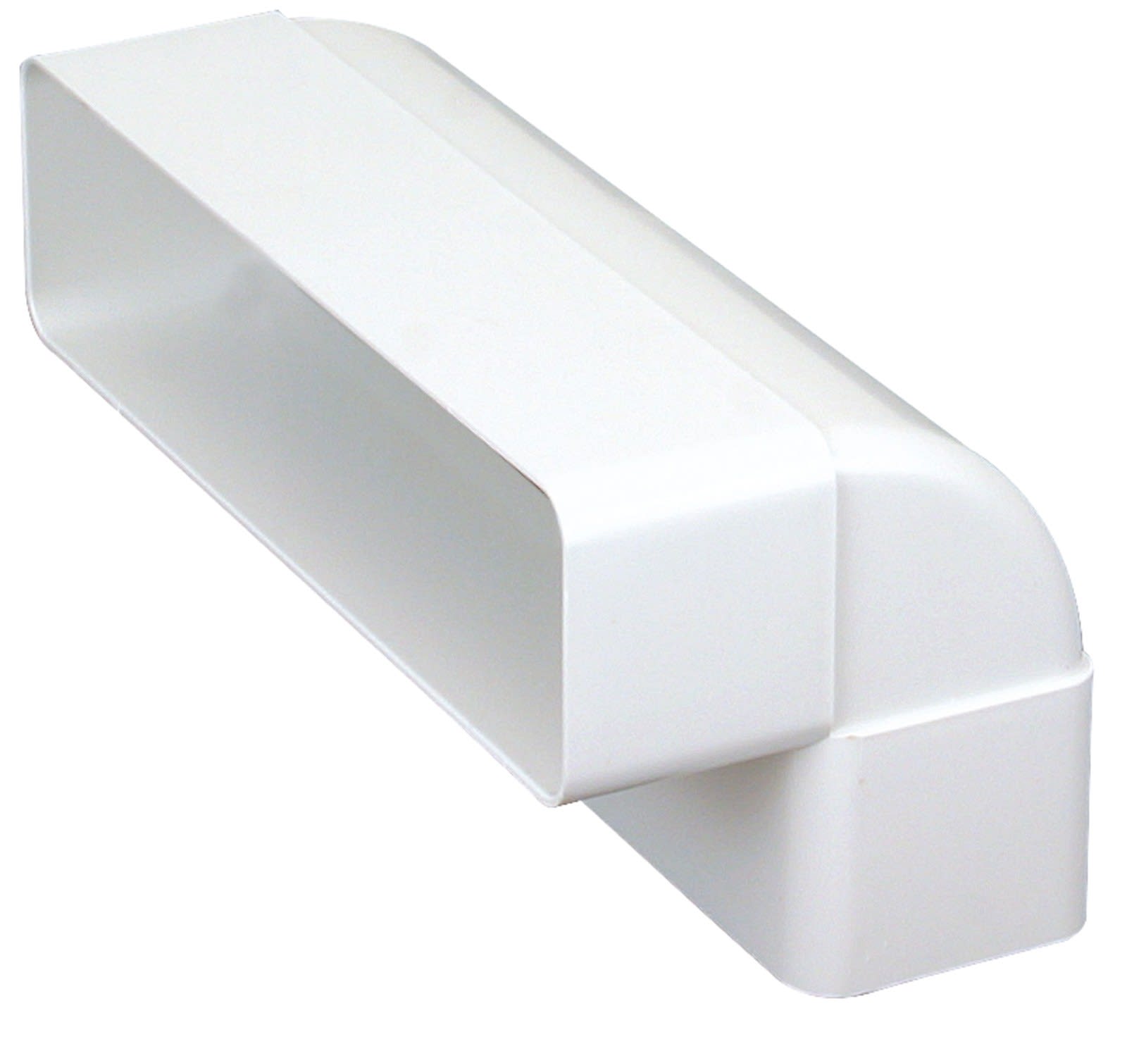 Atlantic Clim & Ventil - Ch 55 x 220 - coude horizontal 90° rectangulaire plastique rigide section 55x220
