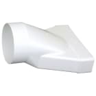 Atlantic Clim & Ventil - Rmd 55x220x125 - raccord mixte droit section 55x220 en diamètre 125