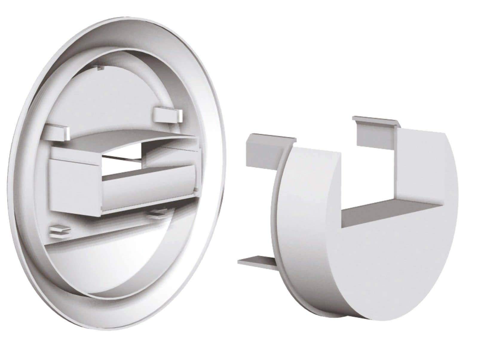 Atlantic Clim & Ventil - Kab - module d'isolation acoustique pour bouches autoréglables bn/be