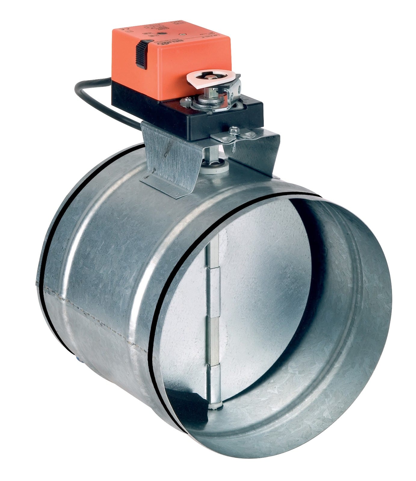 Atlantic Clim & Ventil - Rr 125 m2 - registre d'equilibrage motorise 2 positions 30/100% diametre 125