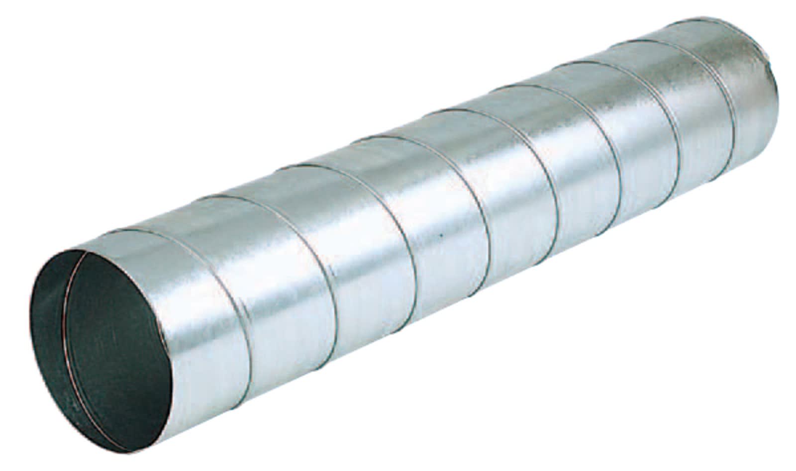 Atlantic Clim & Ventil - Conduit rigide - AGR - Acier galvanisé - Diamètre 125 mm - Longueur 3 m