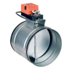 Atlantic Clim & Ventil - Rr 125 m1 - registre d'equilibrage motorise 2 positions 0-100% diametre 125