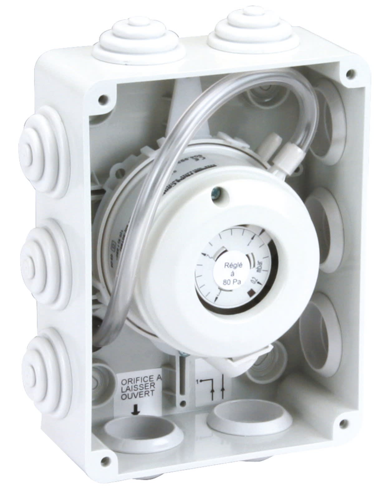 Atlantic Clim & Ventil - Depr/g - pressostat 80 pa monte dans coffret pour caissons filtrant