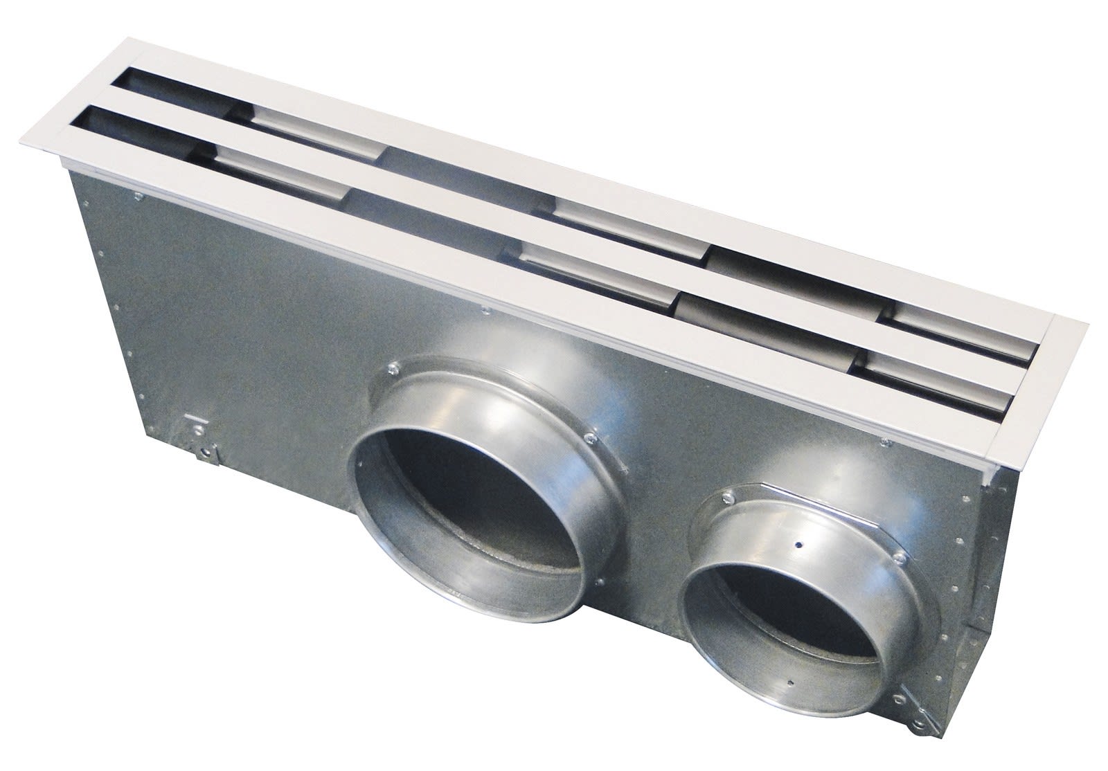 Atlantic Clim & Ventil - Dfa-2f 900b - diffuseur 2fentes blanc+plenum lg900