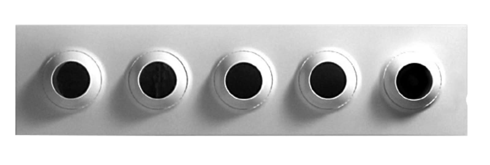Atlantic Clim & Ventil - Bah- m1 400x100 - grille multi buse 1 rang 4 buses