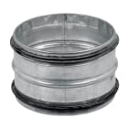 Atlantic Clim & Ventil - Raccord mâle - RMT - Diamètre 100 mm - Acier galvanisé - Avec joint