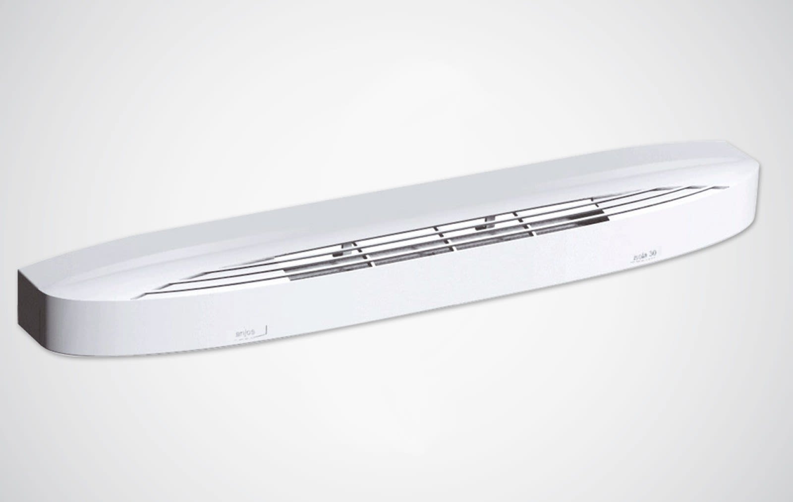 Atlantic Clim & Ventil - Entrée d'air autoréglable acoustique 45m3/h + cap. + rallonge - 41 dBA - Noir