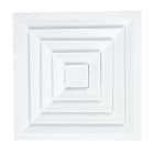 Atlantic Clim & Ventil - DC4D 300X300 - Diffuseur carré 4D 300X300 à noyau démontable - plaf.