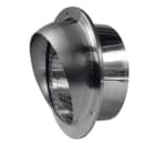 Atlantic Clim & Ventil - Me inox 160 light- rejet ou prise d'air murale inox faibles PDC diamètre 160