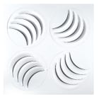 Atlantic Clim & Ventil - PLAY-KLIN 675L D200 - diffuseur multi directions 675 x 675+plenum D200 latéral