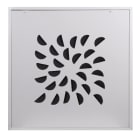 Atlantic Clim & Ventil - Mid NEXT-KLIN 600LN-diffuseur 600x600 buses noires petit volume plénum latéral